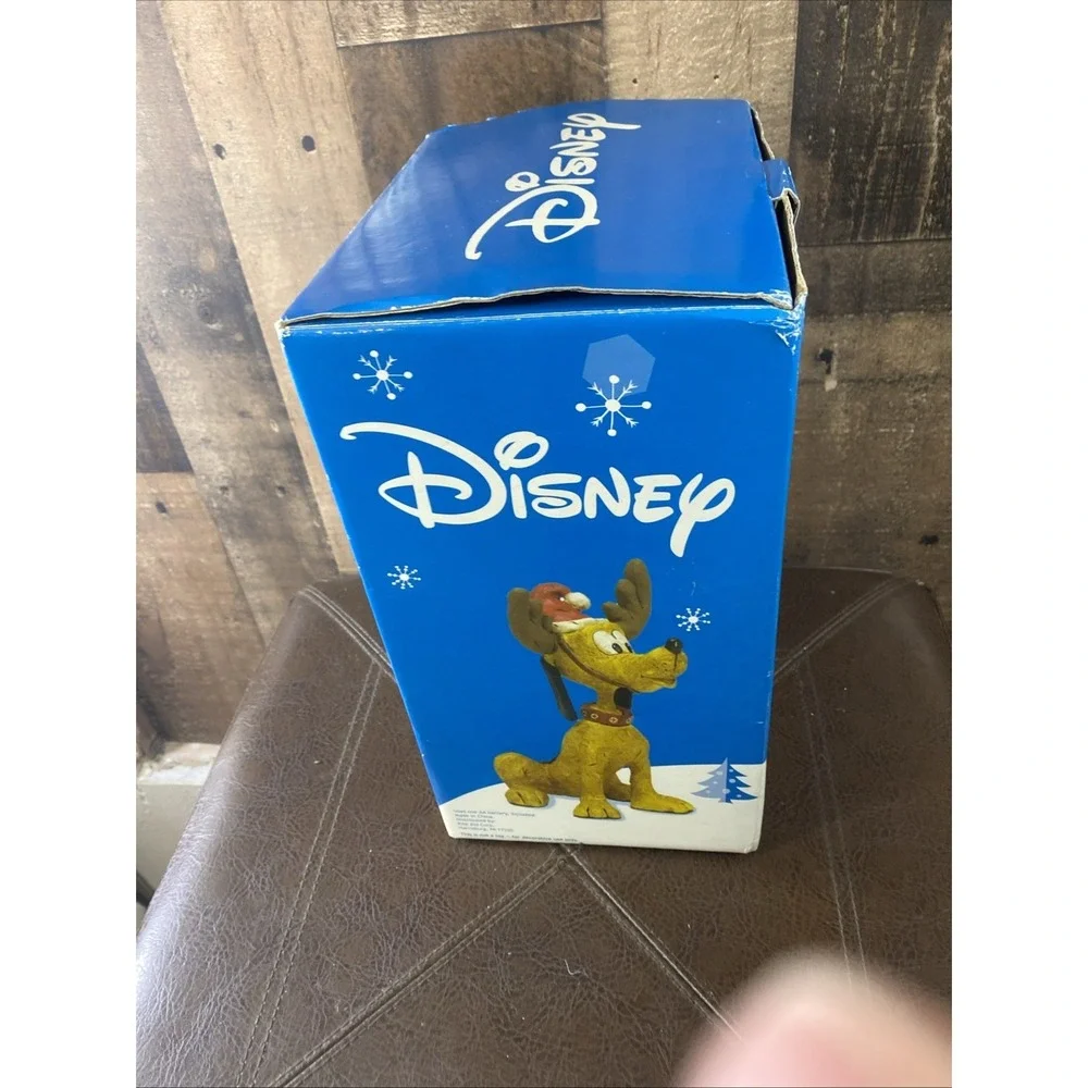 Disney Reindeer Pluto Vintage Holiday‎ Sculpture Hand-Made Hand-Painted 9